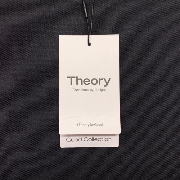 THEORY Irving 100% Linen Short Sleeve Button Front Shirt — Men’s XL — Teal Blue - Picture 7 of 8